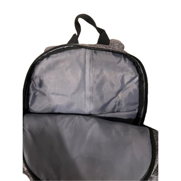 Adidas Classic Three Stripes Gray Black Backpack - Picture 4 of 4